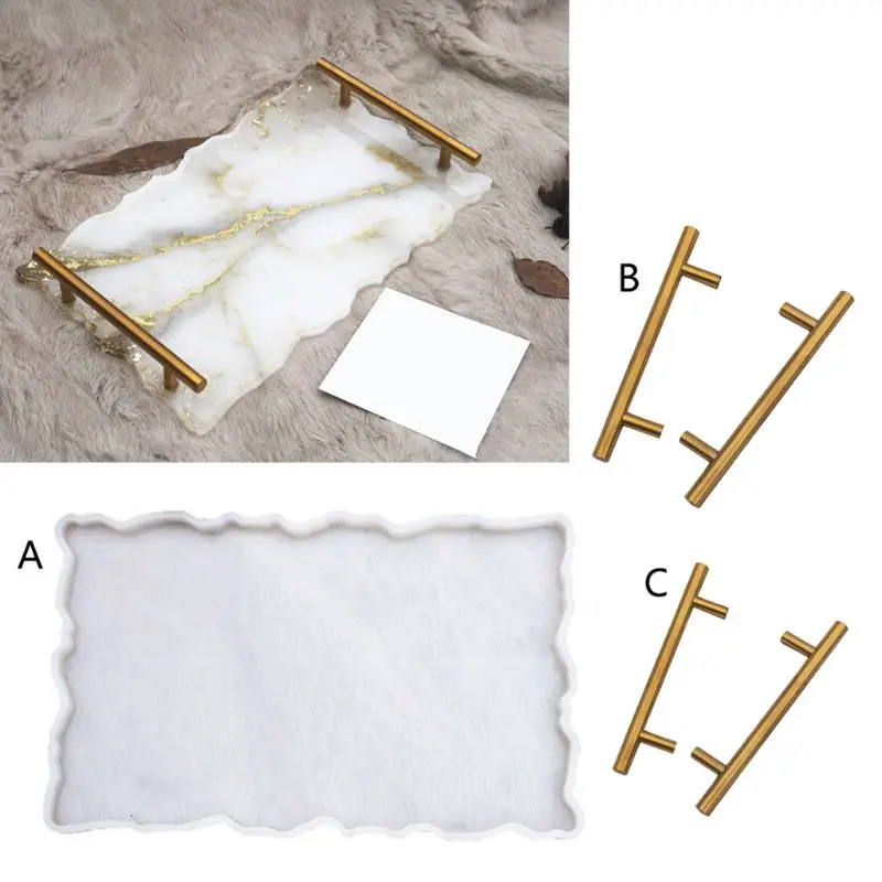 1 шт. большая прямоугольная пластина форма для смолы большой лоток фруктов