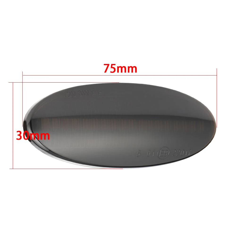 2 шт. Динамический светодиодный боковые габаритные огни указатели поворота