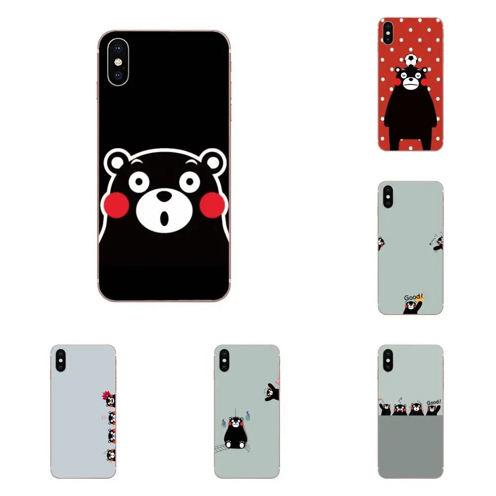 Чехол для Apple IPhone X XS Max XR 4 4s 5 5C 5S SE 6 6S 7 8 Plus из ТПУ с рисунком Kumamon|Чехлы-накладки| |