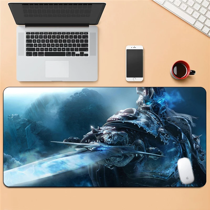 Большой игровой коврик для мыши World Of Warcraft Grande 900x400 модный клавиатуры компьютера