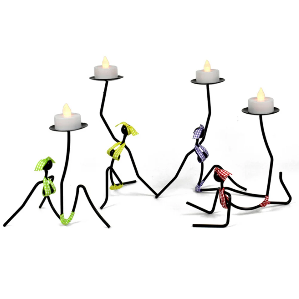 Скандинавские металлические светодиодные свечи украшения поделки для девочек