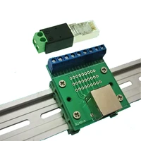 rj45 8p8c modular plug to screw terminals blocks adapter