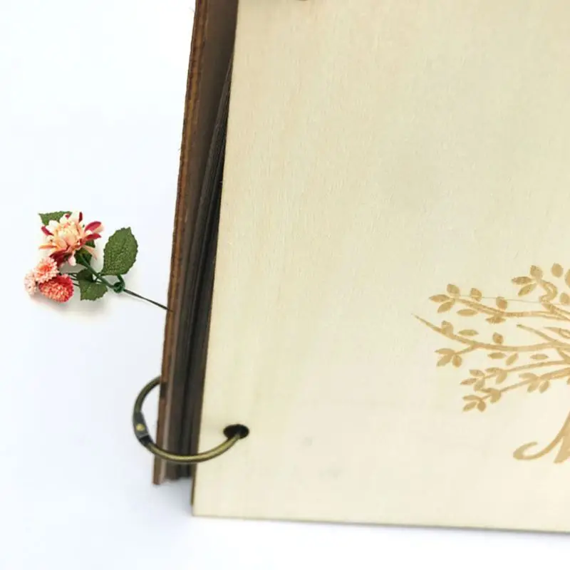 Mr& Mrs DIY Свадебный Гость книга персонализированные деревенский деревянный Гостевая книга фото записная книжка альбом юбилей подарок 449E