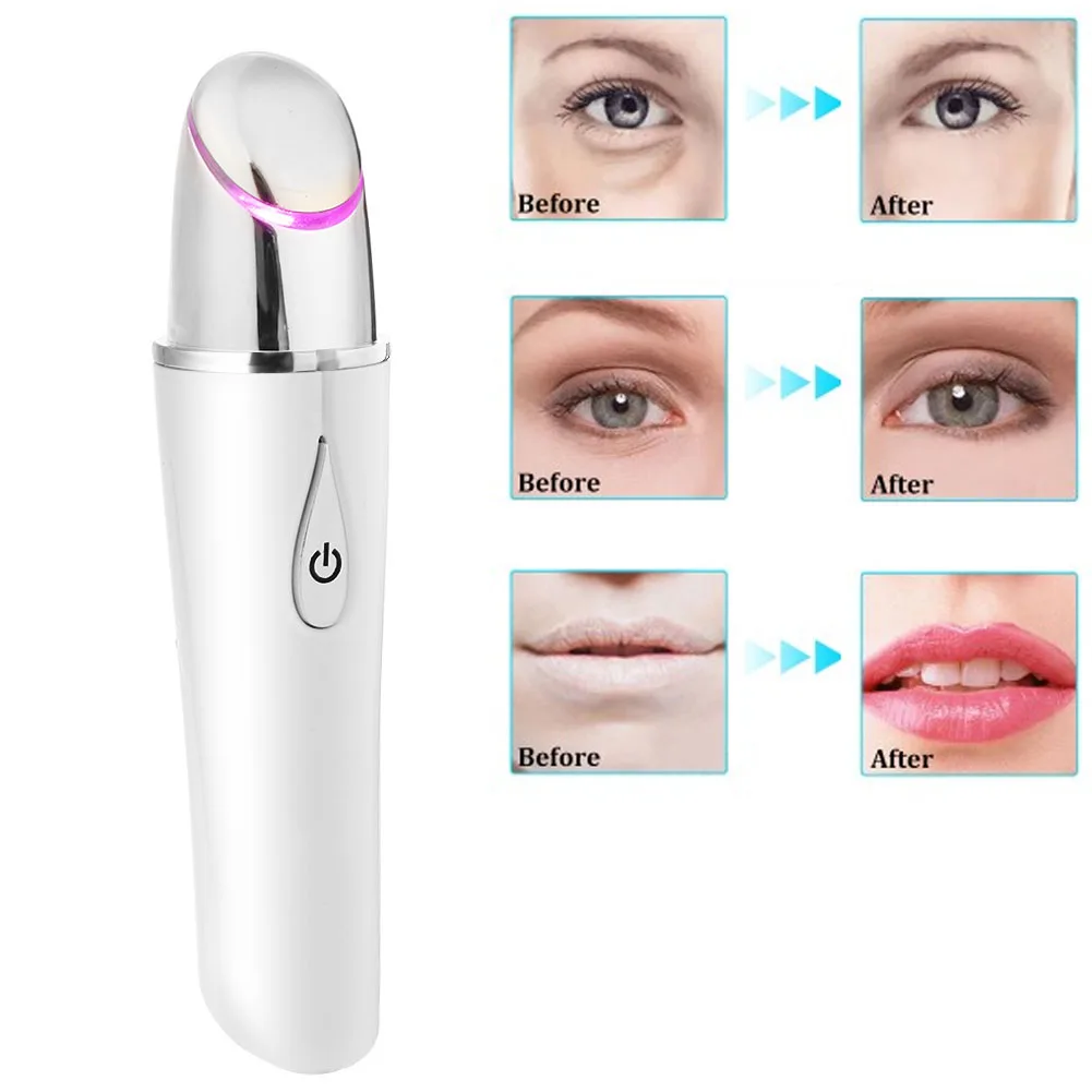 Массажер для области вокруг глаз и губ аппарат ухода за кожей лица с подогревом