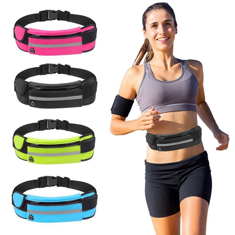 

Men Women mini fanny pack Waist pack Sport Chest Bag Waist Bags quality fashion Unisex waterproof Portable USB phone Belt Bag