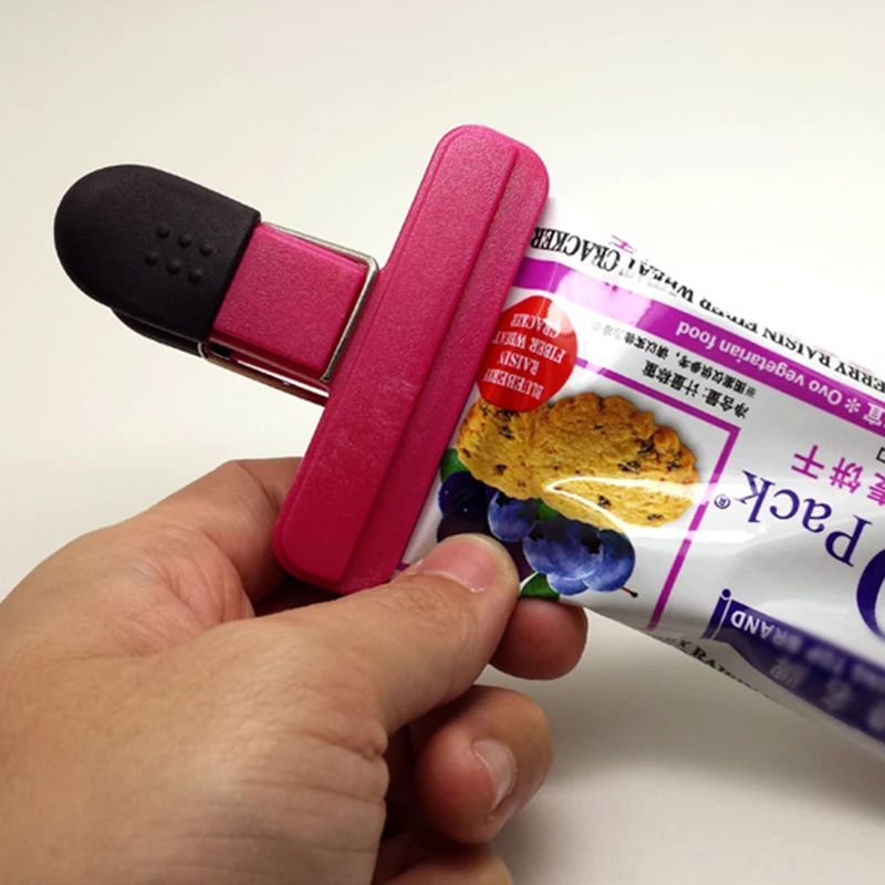 

4/6/8pcs Bag Sealing Clips Food Bag Clips Heavy Seal Grip NO More Sharp Edges for Kitchen Snack Bags and Food Bag PSEN99