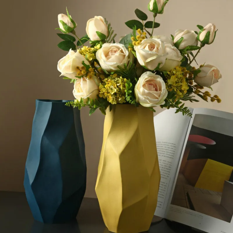 

Large Modern Vase Nordic Table Living Room Ceramic Creative White Flower Pot Plante Wazony Ozdobne Home Decoration ED50HP