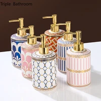 ceramic bathroom accessory washing tools shampoo bottle soap dispenser gargle cup soap dish home kitchen supplies wedding gifts
