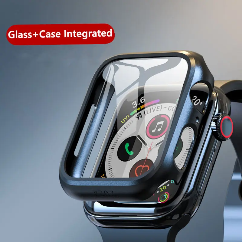 Чехол 3D 9H защита экрана Бампер Покрытие стекло 5 44 мм 40 Iwatch 42 38 Apple Watch 4 3 2 1 серия