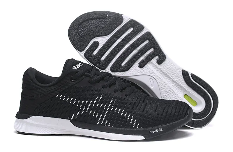 Fuzex balck-white ASICS Fuzex Rush Adapt спортивная обувь для мужчин кроссовки ASICS спортивная обувь кроссовки для улицы Walkng бега - Цвет: Fuzex balck-white