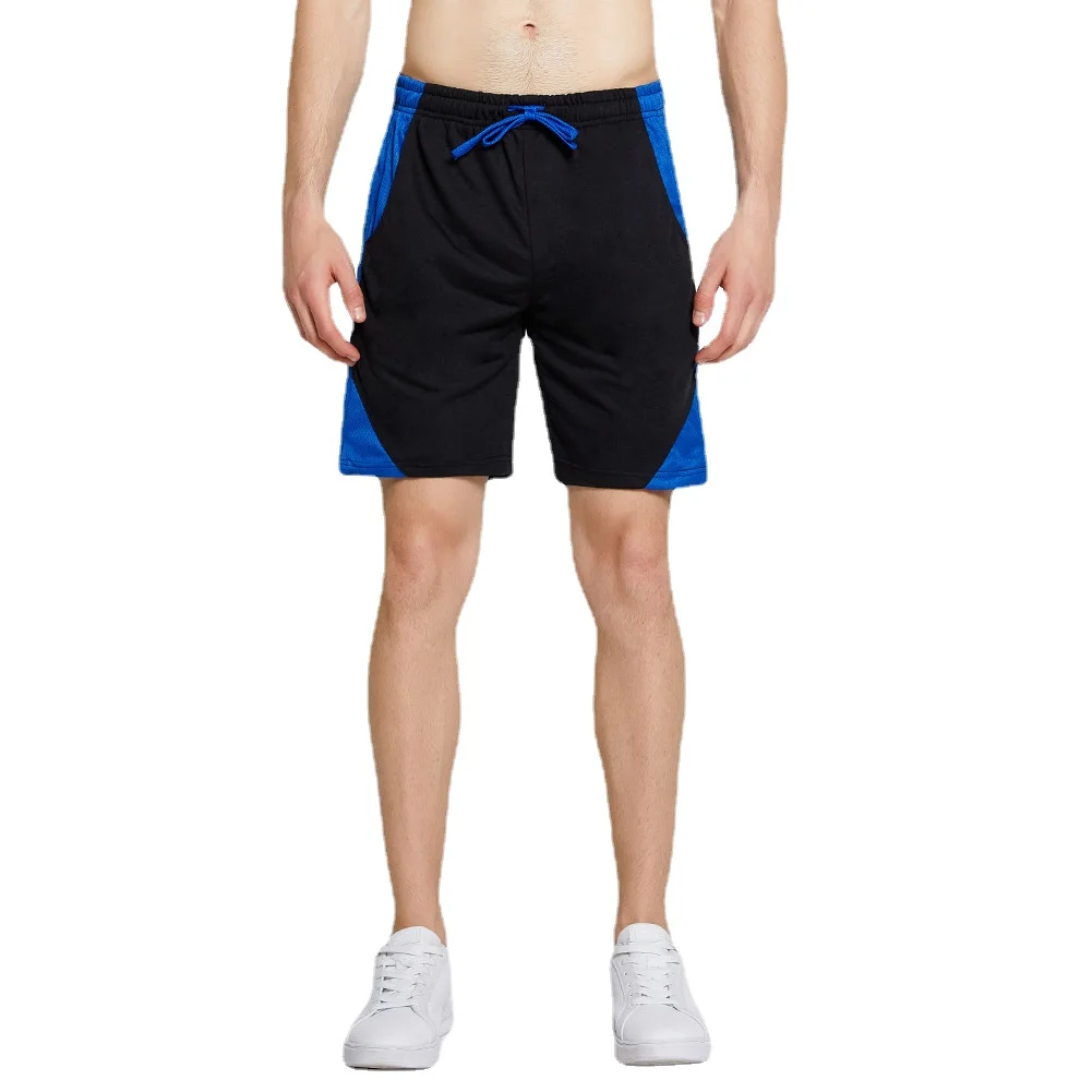 

Шорты мужские сетчатые для фитнеса и бега, дышащие удобные шорты для бодибилдинга, отдыха, спорта, летние контрастные