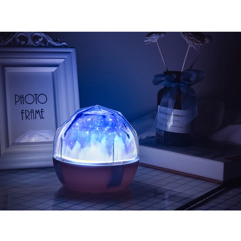 Звездный лунный галактический ночник проекционная лампа звездное небо