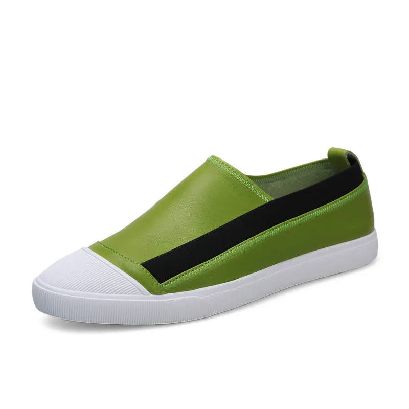 

AQ364 2020 Leather Shoes Men Casual Shoes Loafers Mocasines Hombre Breathable Slip Sneakers Men Shoes Leather Zapatos De Hombre