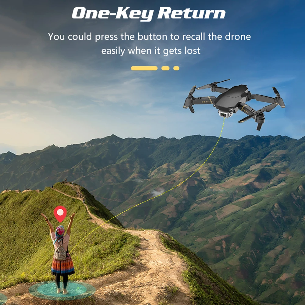 Перезаряжаемый портативный складной Wi Fi приложение управления FPV с сумкой для