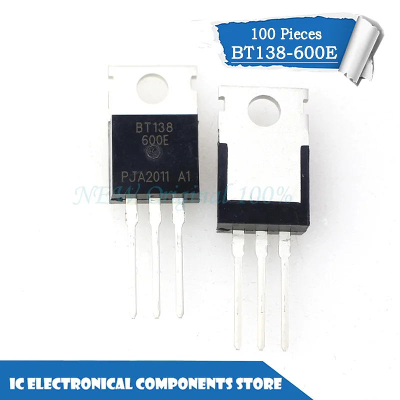 

New original 100pcs/lot BT138-600E 600V 12A TO-220