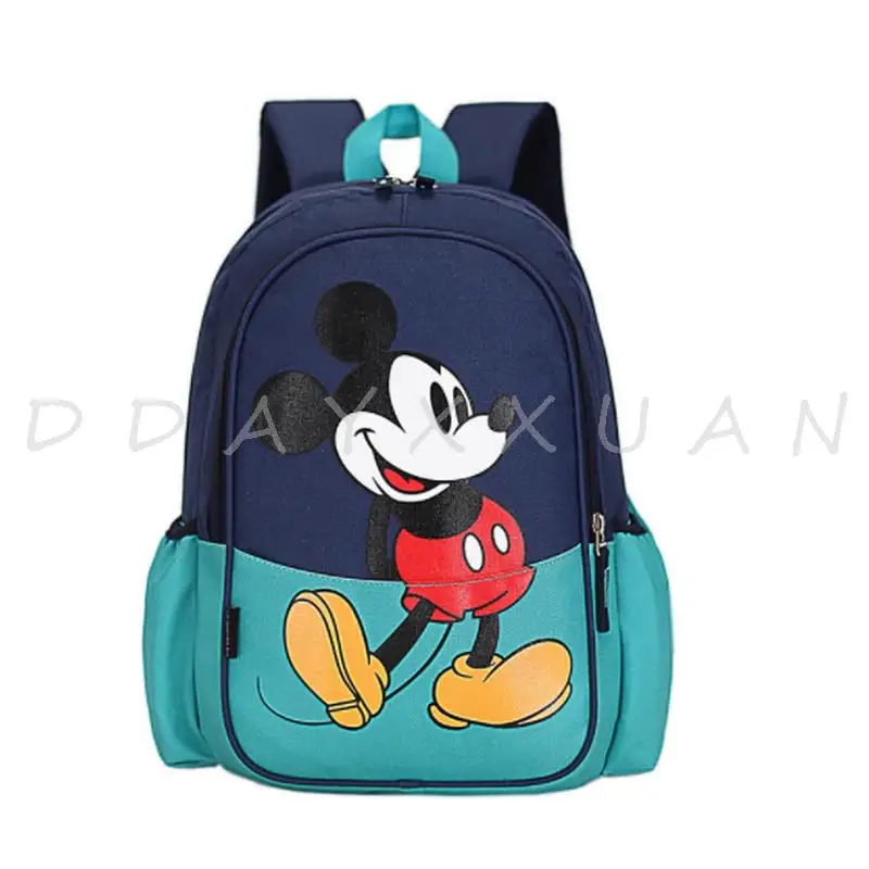 Bonito dos Desenhos Animados das Crianças Disney Mickey Minnie Mochila Simples Impermeável Wearable Grande Capacidade &