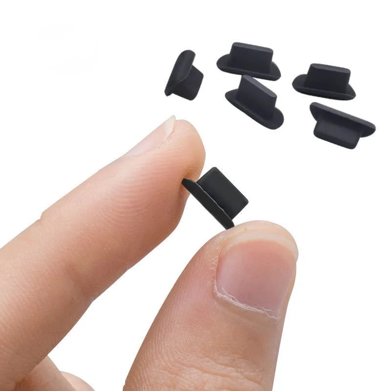 5PCS Silicone Iphone Dust Plug Charging Port Rubber Plug Dustproof Cover Cap Anti-dust Plug for Iphone 6,7,8,X,XS,11,12 Pro,13