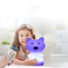 Светодиодный ночсветильник Fox с сенсорным датчиком и дистанционным управлением, 9 цветов, с регулируемой яркостью, с таймером, аккумуляторная силиконовая лампа в виде животного для детей, подарок для малышей