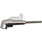 Удлинитель под углом 105 градусов, шестигранное сверло 14 дюйма, отвертка, поворотная головка, адаптер держателя поворота