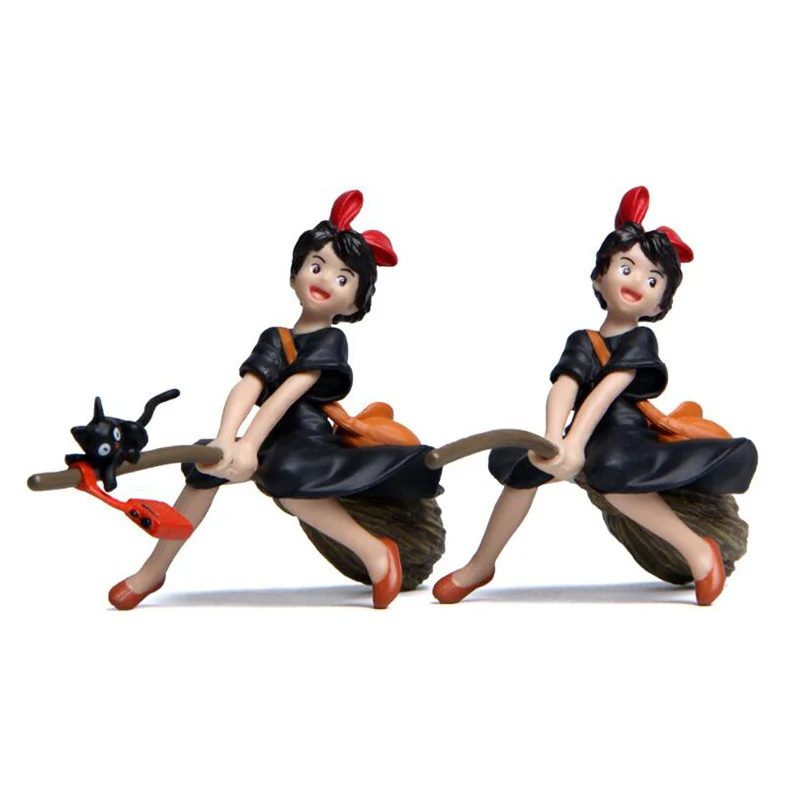 Зачарованная метла Kiki служба доставки ведьма маленькая девочка Кот анимация