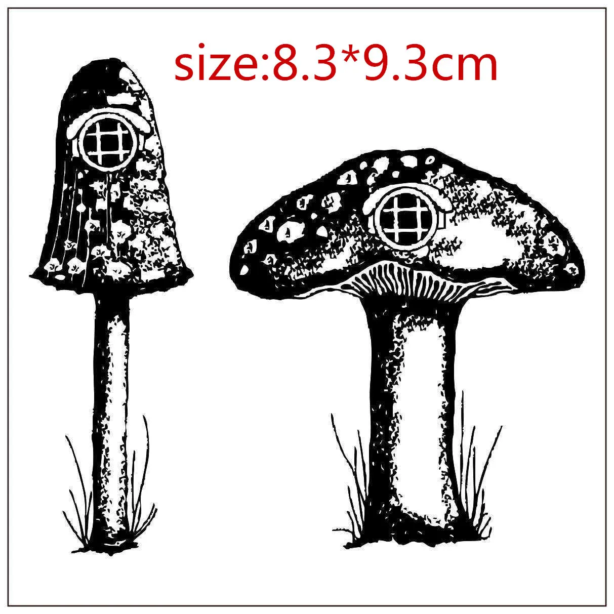 Гриб дом прозрачный чистый силикон штамп/печать для DIY Скрапбукинг/фотоальбом