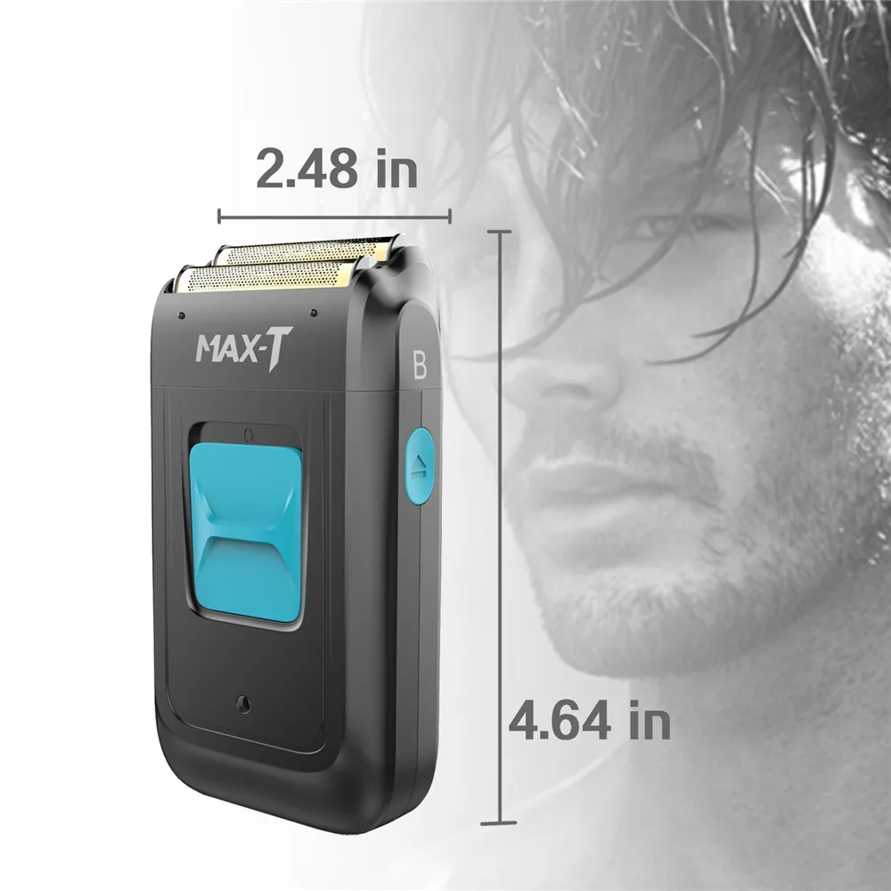 MAX-T 1002 электробритвы для Для мужчин с двойным лезвием Водонепроницаемый
