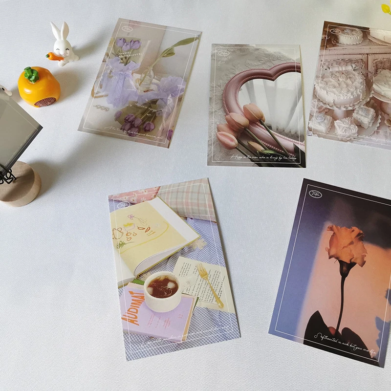 Artistic simplicity small fresh card postcard wall decoration wall sticker photo background props color printed Postcard