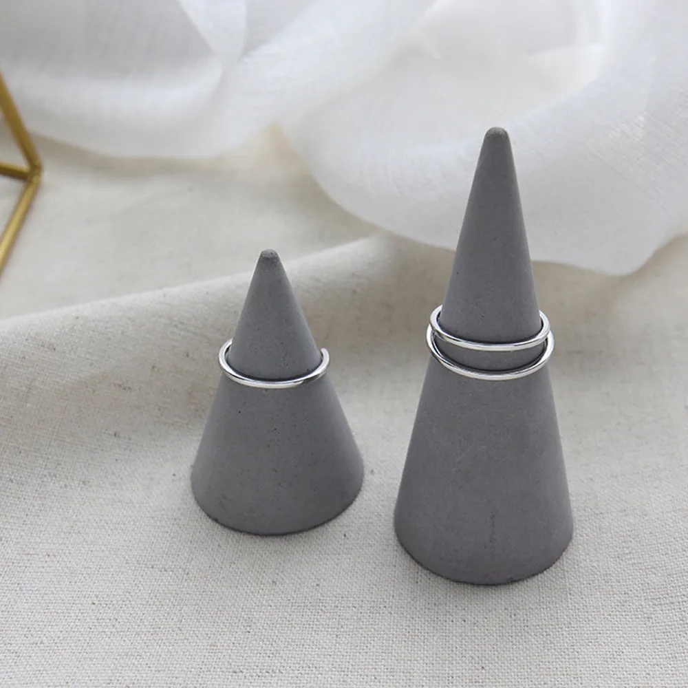 Кольцо S925 серебряного цвета простое студенческое серебряное кольцо Подарочная