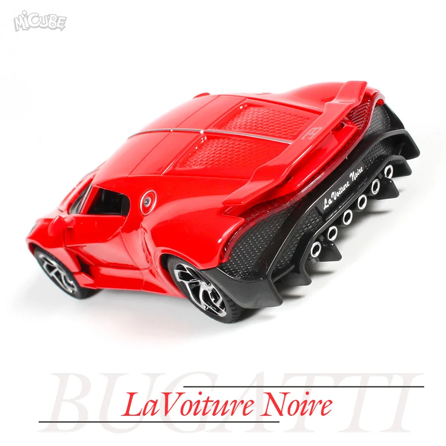 

Lavoiturenoire Alloy Car 1:32 Bugattis La Voiture Noire Diecast Super Sport Car Metal Model with Light Sound Diecast Vehicle