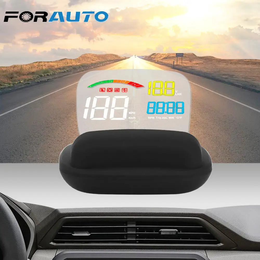 Авто детектор об/мин Напряжение зеркало головой вверх Дисплей автомобиля GPS