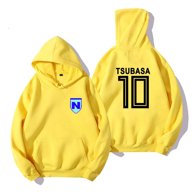 Толстовка с капюшоном Captain Tsubasa хлопковые толстовки для мужчин и женщин