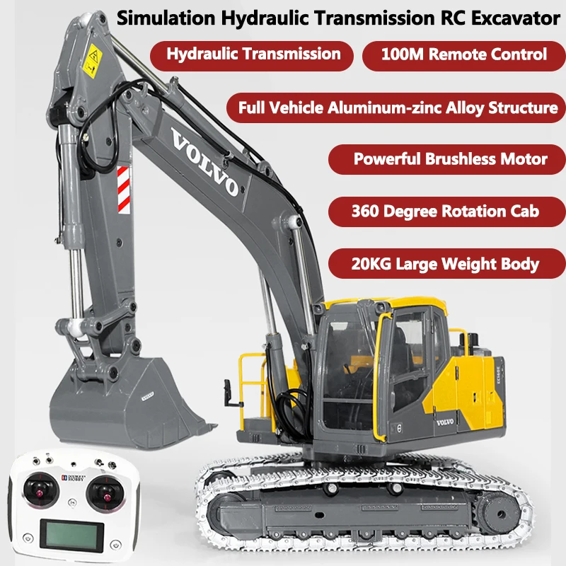 С гидравлическим приводом Бесщеточный Мощность \ Радиоуправляемый экскаватор