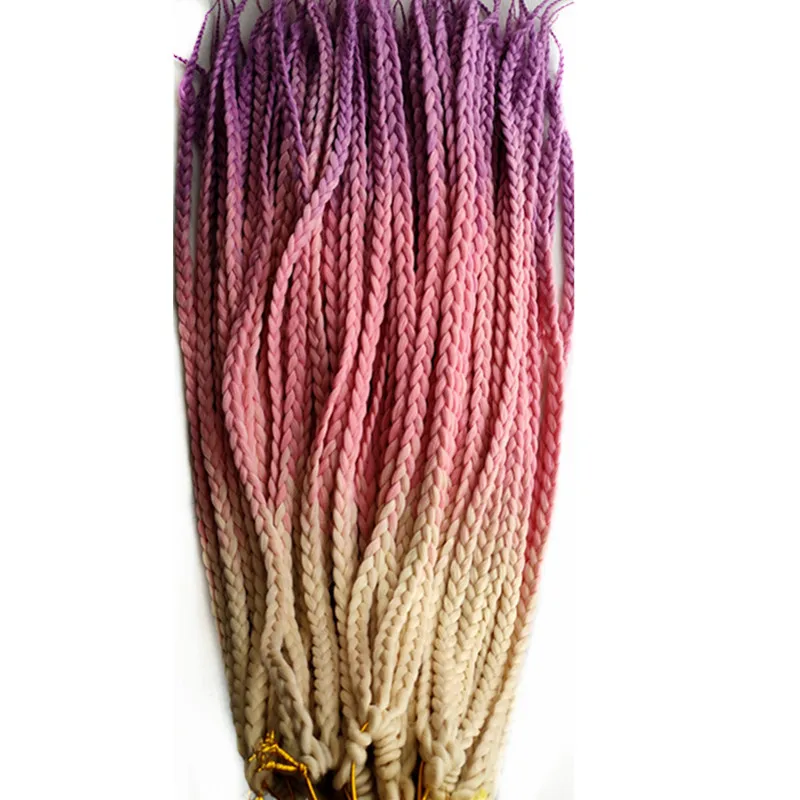 Косички Pervado для наращивания волос синтетические косички 22 Дюйма 10 корней