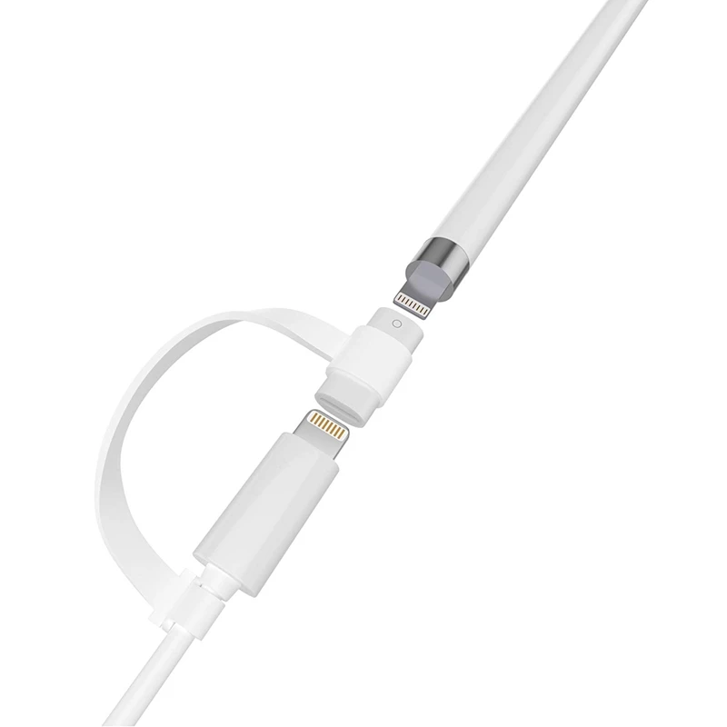 Фото Переходник Мама-гнездо для iPad Pro Apple Pencil Lightning кабель зарядки и троса Mi 9t Переходник Мама-гнездо для iPad Pro Apple Pencil Lightning кабель зарядки и троса Mi 9t