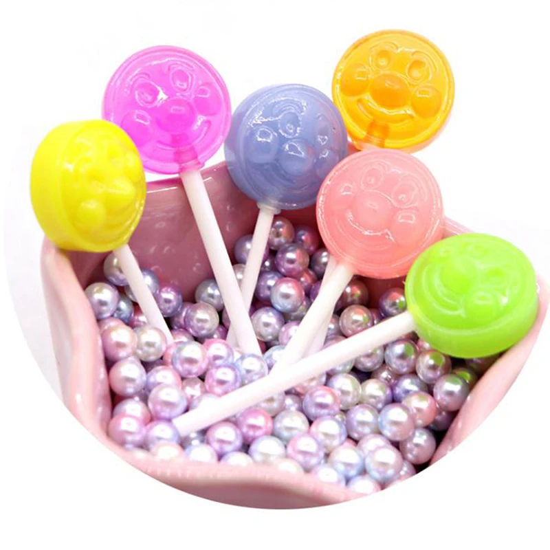 

5 шт. 1:1 миниатюрный кукольный домик, милая еда, кукольный мини-леденец, кухонные аксессуары, случайный цвет