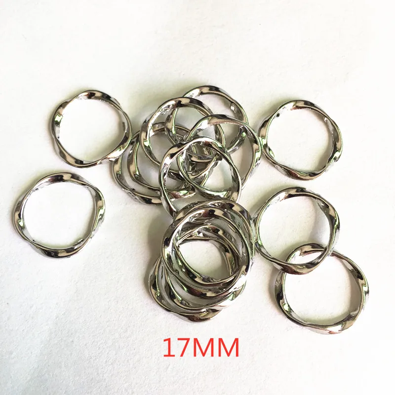 Новое поступление! 100 шт./лот соединитель в форме кольца из цинкового сплава для