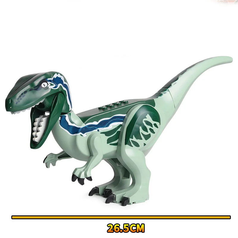 Юрского периода брутальный Раптор строительные блоки Динозавр мир 2 кирпича