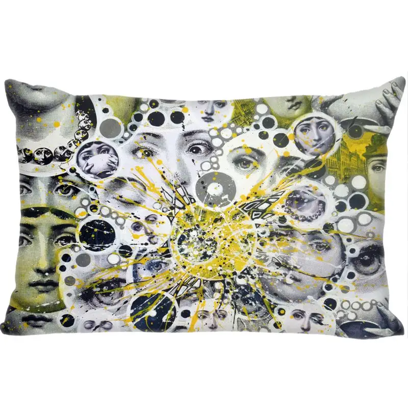 Новое поступление, Лучший милый чехол для подушки rosenthal Piero fornasetti, прямоугольная Наволочка на молнии, индивидуальный чехол для подушки 45x35 см(с одной стороны), Прямая поставка - Цвет: 18