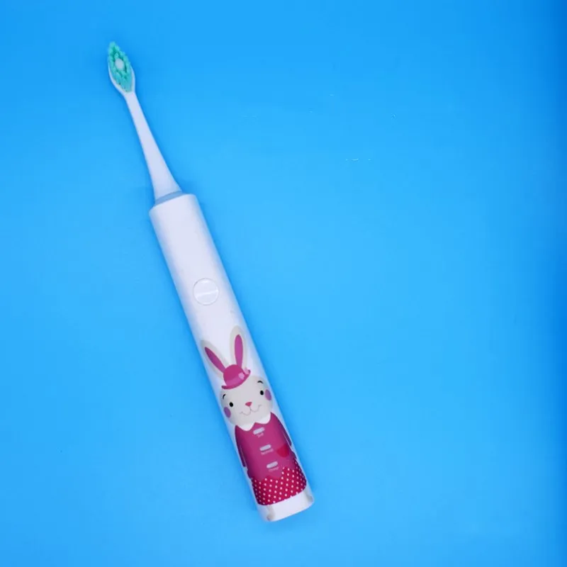 Детская электрическая зубная щетка водонепроницаемая звуковая вибратор для