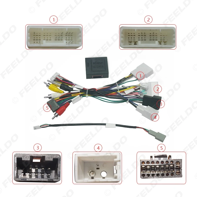 Автомобильный аудио Android 16Pin проводной кабель адаптер с can-шиной для Toyota Camry(2018