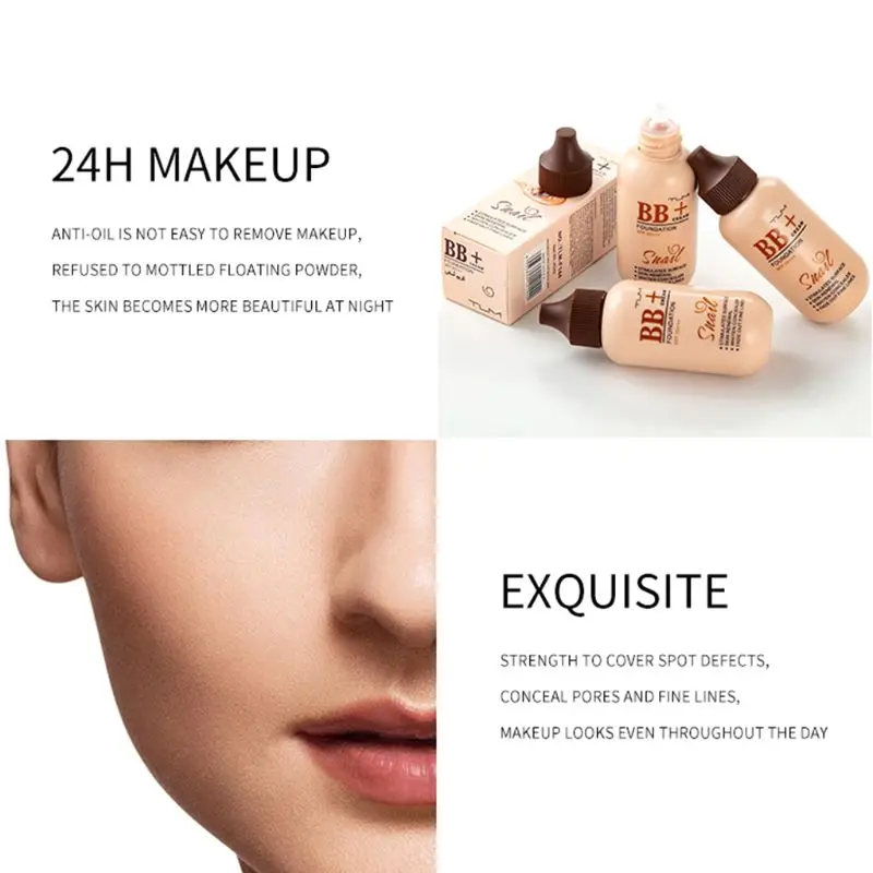 Лицо улитки основа BB Осветляющий консилер крем Макияж Грунтовка