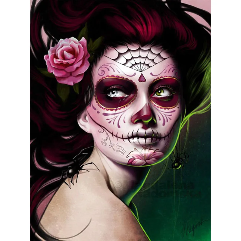 

Full Square/round Diamond 5D DIY Diamond Painting Macabre Embroidery Cross Stitch Rhinestone Mosaic Home Decor