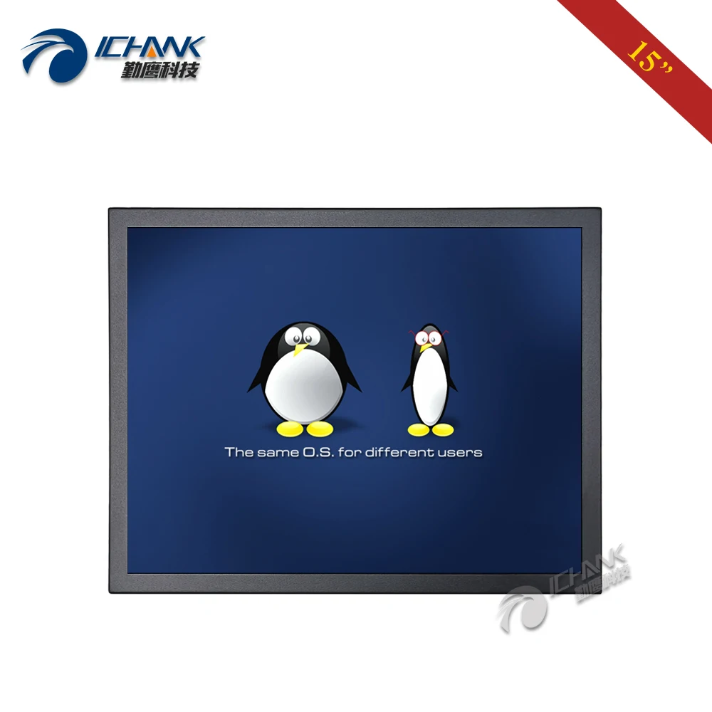 B150TN-ABHUV/1" 1024x768 HDMI VGA металлический стальной монитор в корпусе ЖК-экран/15" дюймовый BNC пульт дистанционного управления безопасности ПК монитор