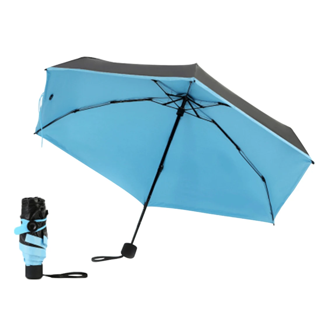 5 складной зонт обратного сложения двойной Слои перевернутый Ветрозащитный