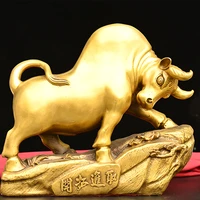 14china lucky seikos brass zodiac ox bull year of the ox enterprising vaughan bull gather wealth office ornaments town house