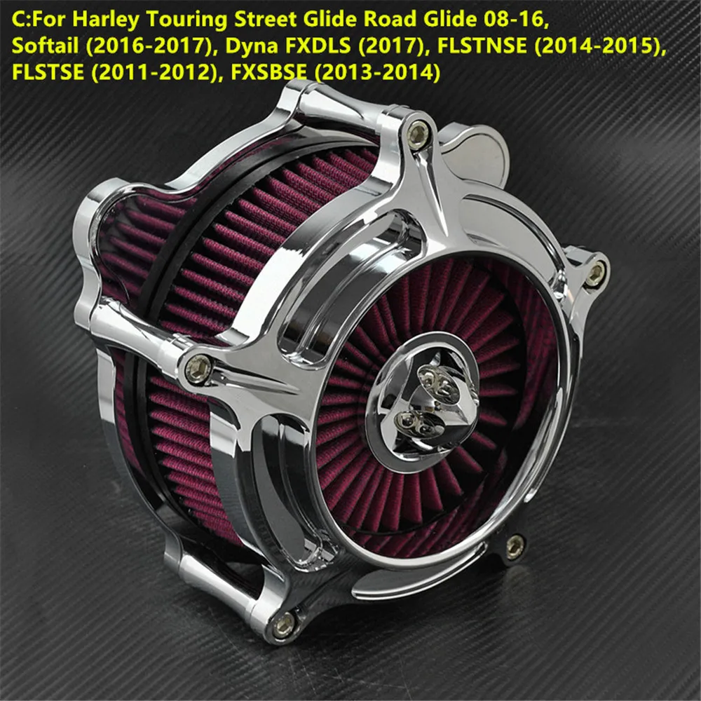 Мотоцикл очиститель воздуха хромированный фильтр для Harley Sportster XL883 Touring Road Glide Street скользящий Electra Glide Dyna FXDLS Softail