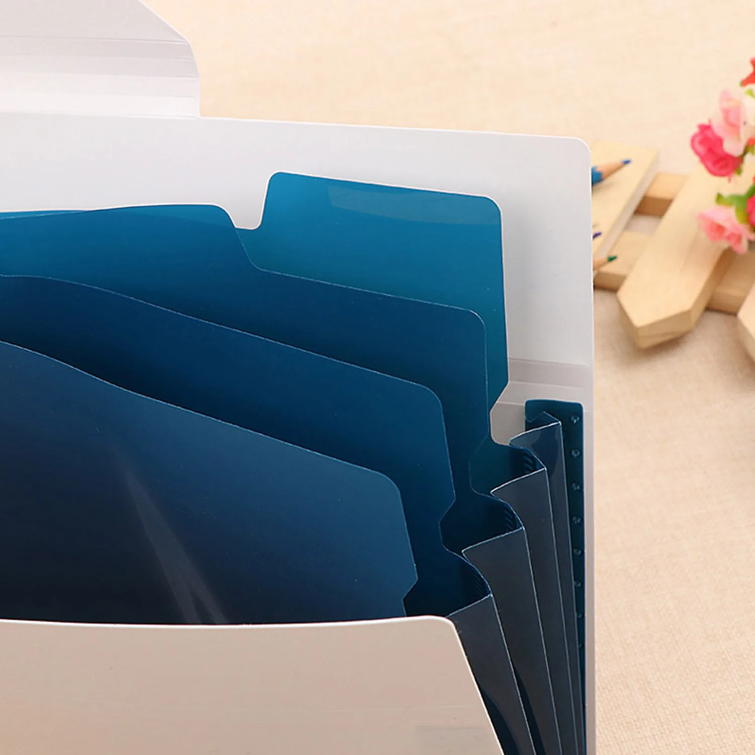 Папка для файлов A4 пластиковый расширяемый органайзер стоячие папки-гармошки