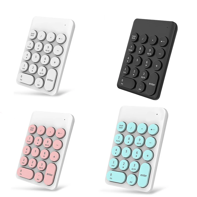 Беспроводная мини клавиатура и мышь с 18 круглыми клавишами для портативных ПК WIF66