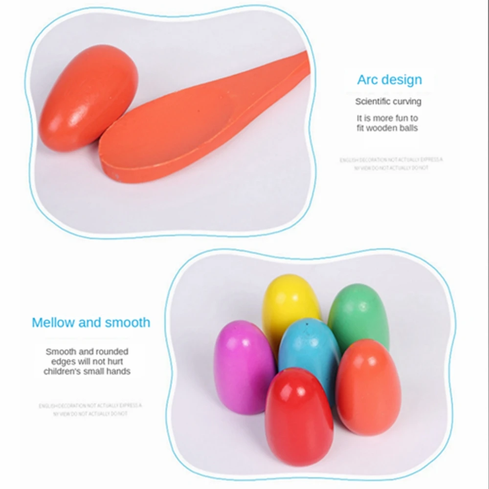 6 шт./компл. балансирующая ложка яйцо детский сад детская спортивная