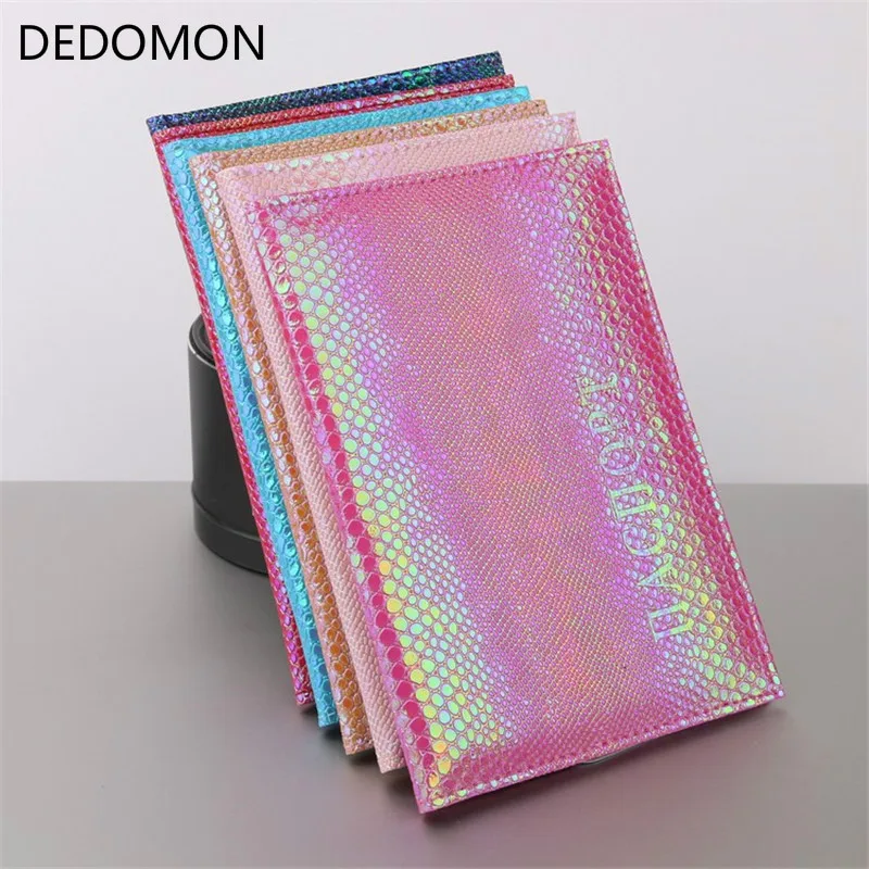 Блестящая Обложка для паспорта ящерицы 6 цветов синяя сумка стандартный размер